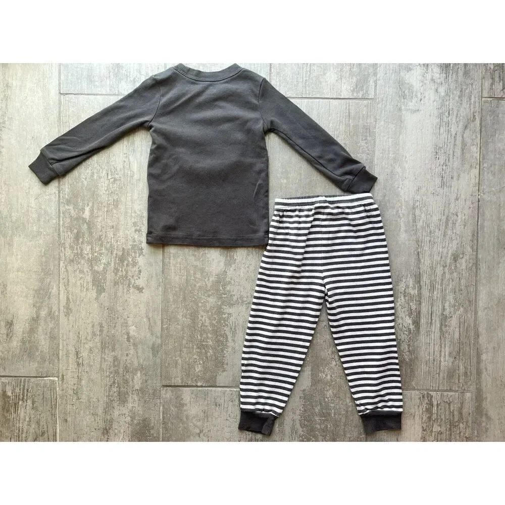 2 Piece Set Gymboree Pirate Pajamas Boys Cotton Snug Fitting Pjs Sleep Lounge 2T